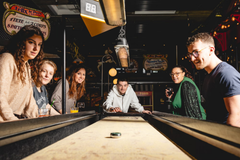 LOCATION JEU SHUFFLEBOARD EVENEEMNT LYON FUNZY